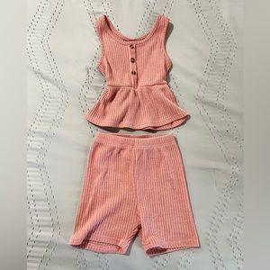 Girls cute two piece outfit
